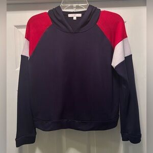 Moa Moa Red, White, and Navy Hoodie